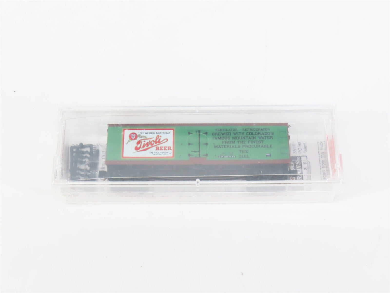 N Scale Micro-Trains MTL 49440 TUX Tivoli Beer Northern 40' Reefer 5101 RTR