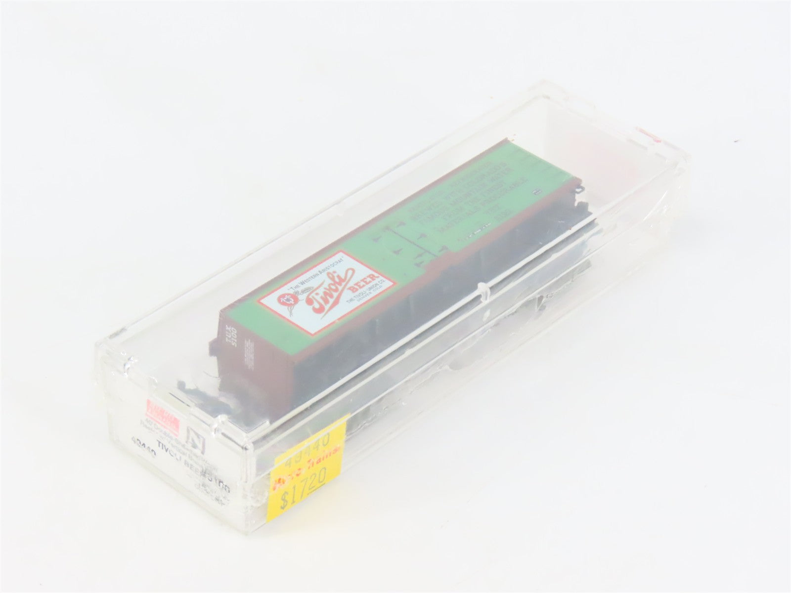 N Scale Micro-Trains MTL 49440 Tivoli Beer 40' Double-Sheathed Wood Reefer RTR