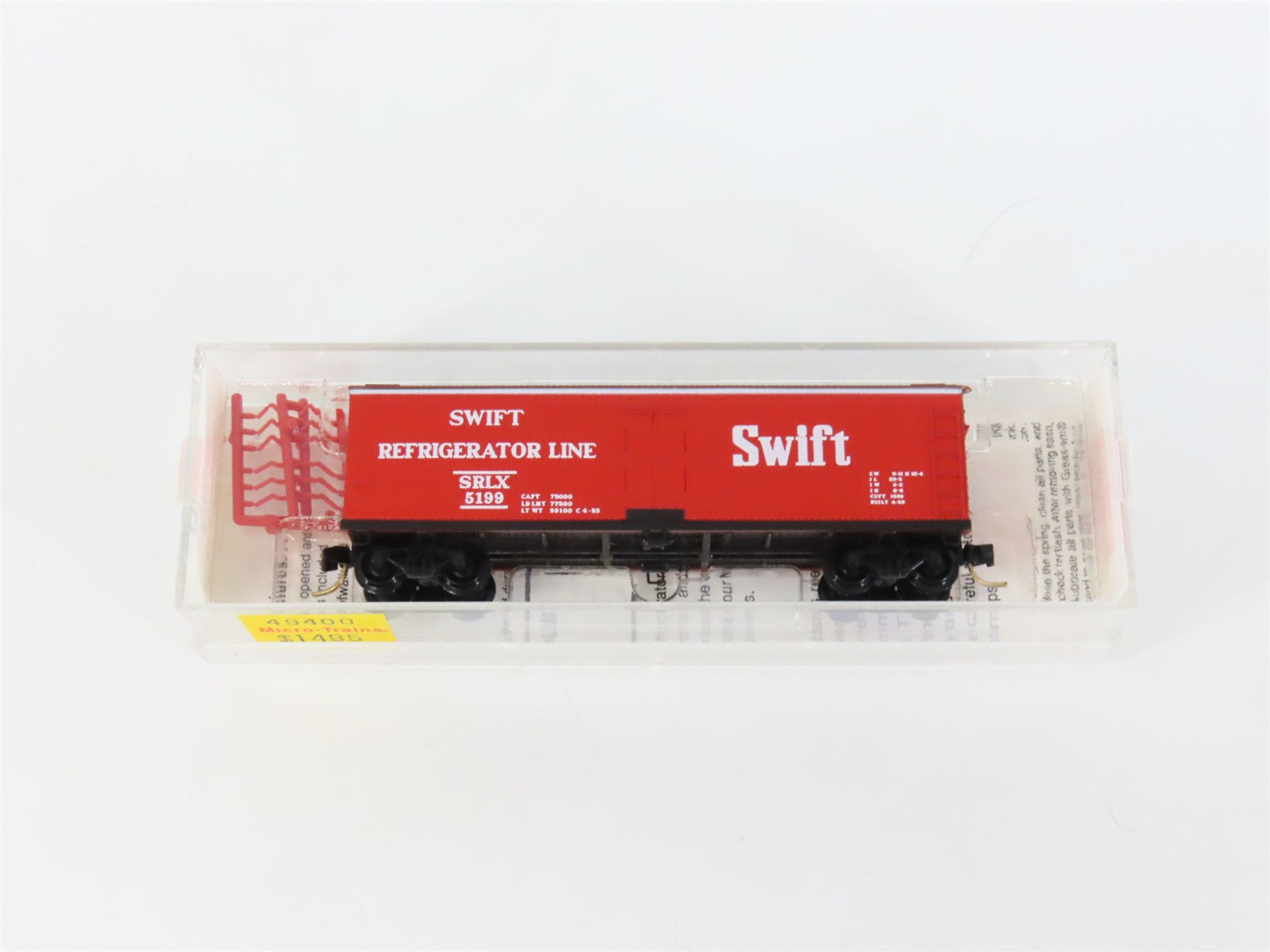 N Scale Micro-Trains MTL 49400 SRLX Swift Refrigerator Line 40' Reefer 5199 RTR