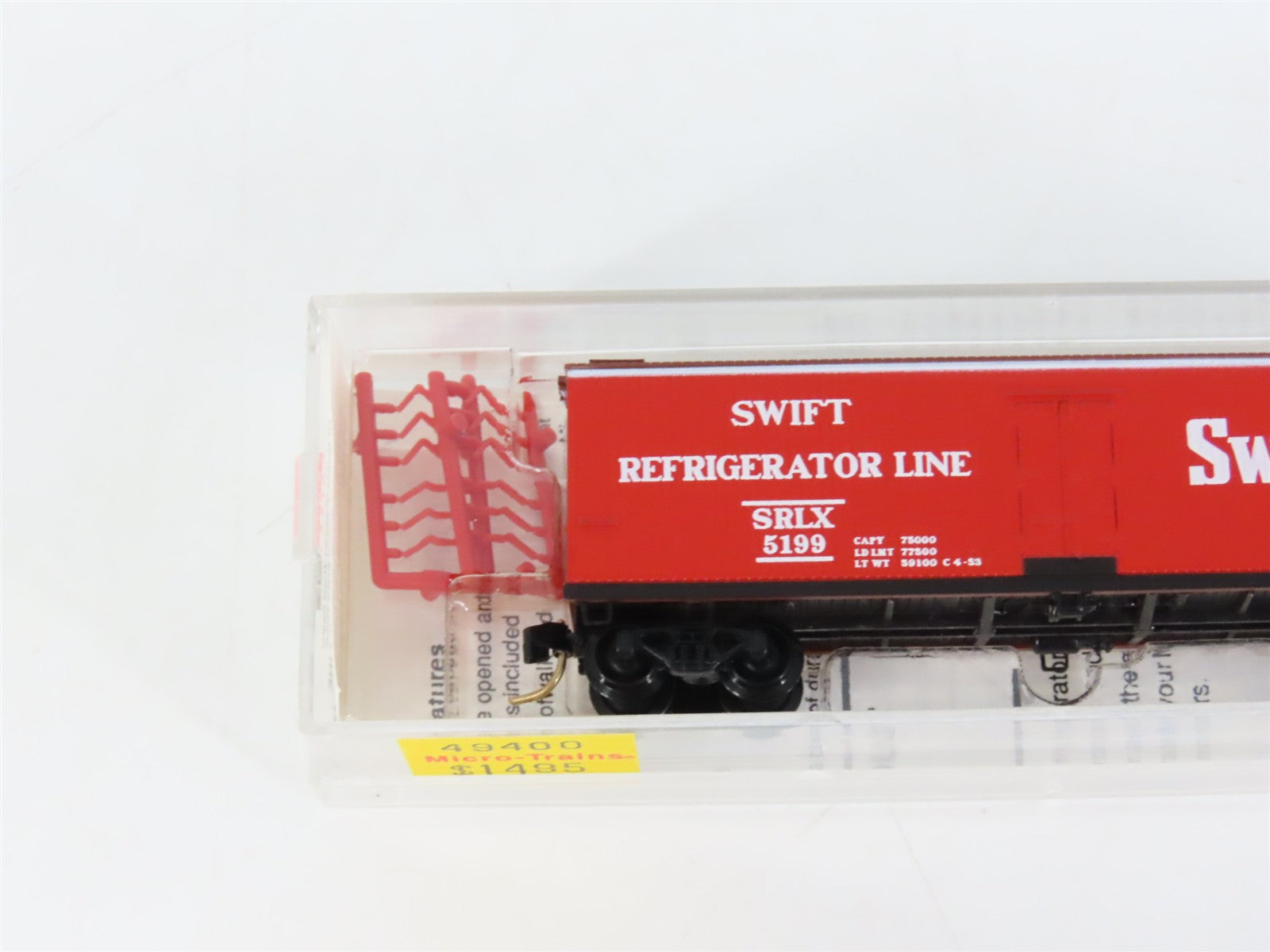 N Scale Micro-Trains MTL 49400 SRLX Swift Refrigerator Line 40' Reefer 5199 RTR
