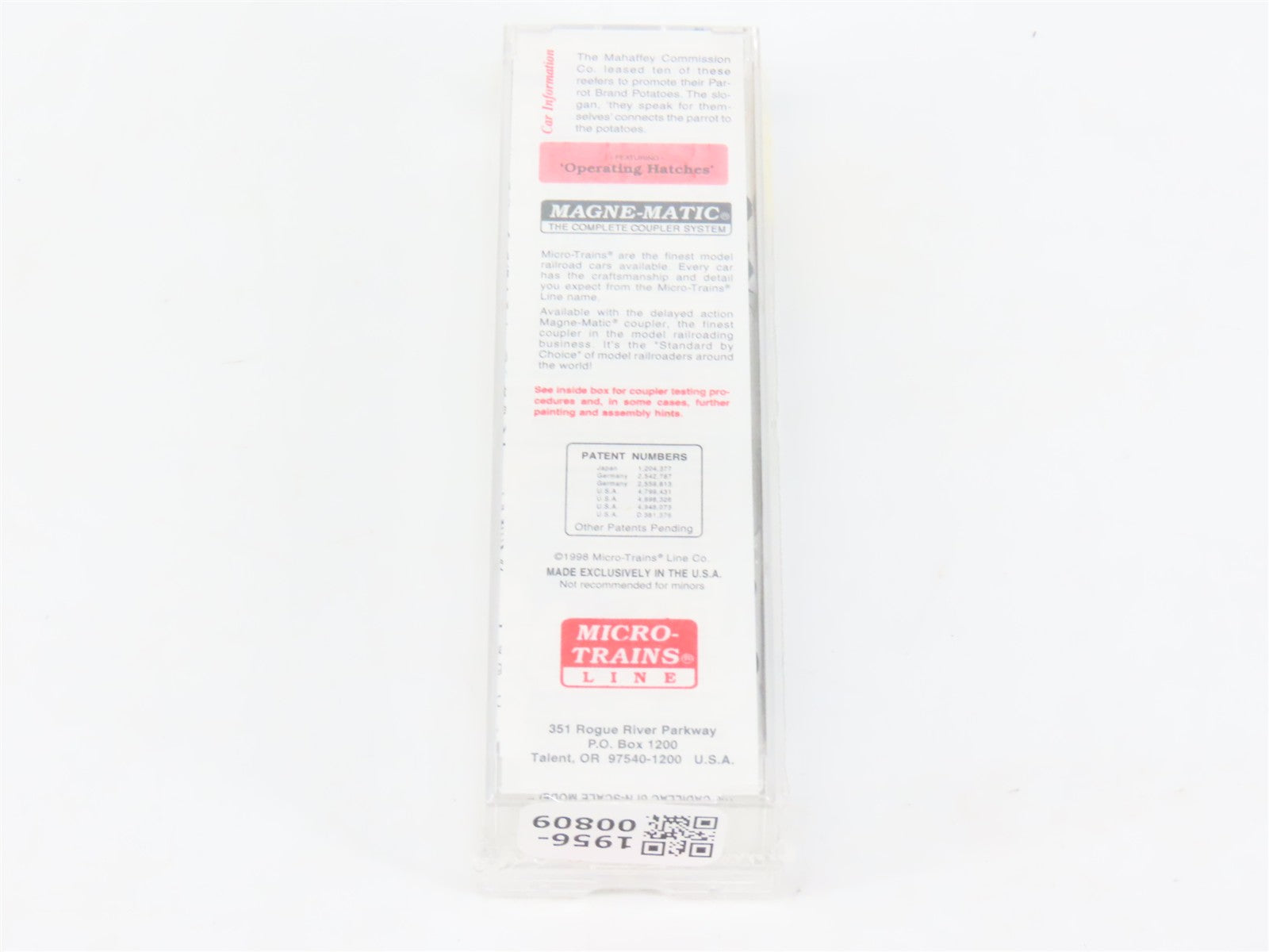 N Scale Micro-Trains MTL 49480 MACX M.A.C.X. 40' Reefer 3300 RTR