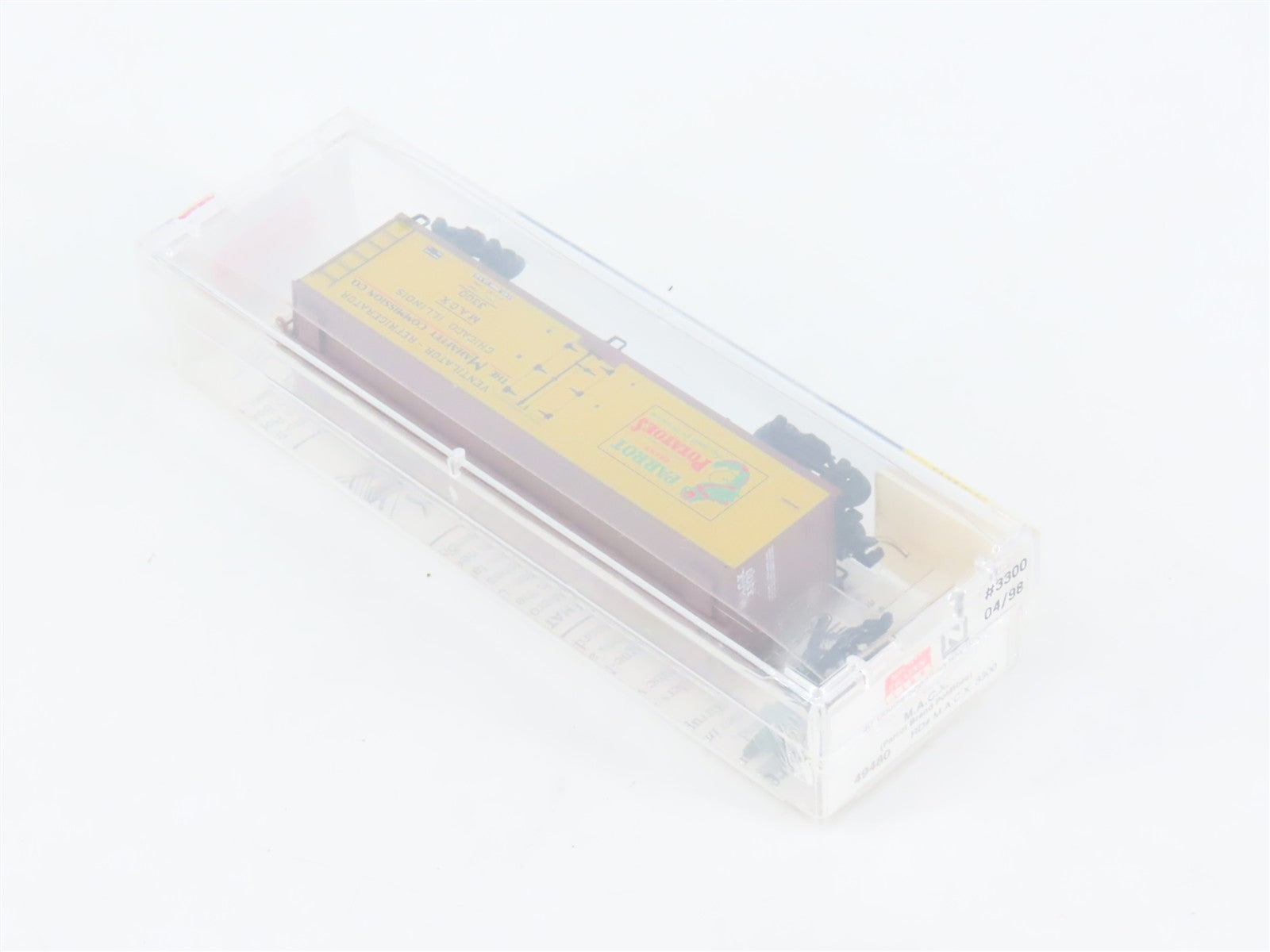 N Scale Micro-Trains MTL 49480 MACX M.A.C.X. 40' Reefer 3300 RTR