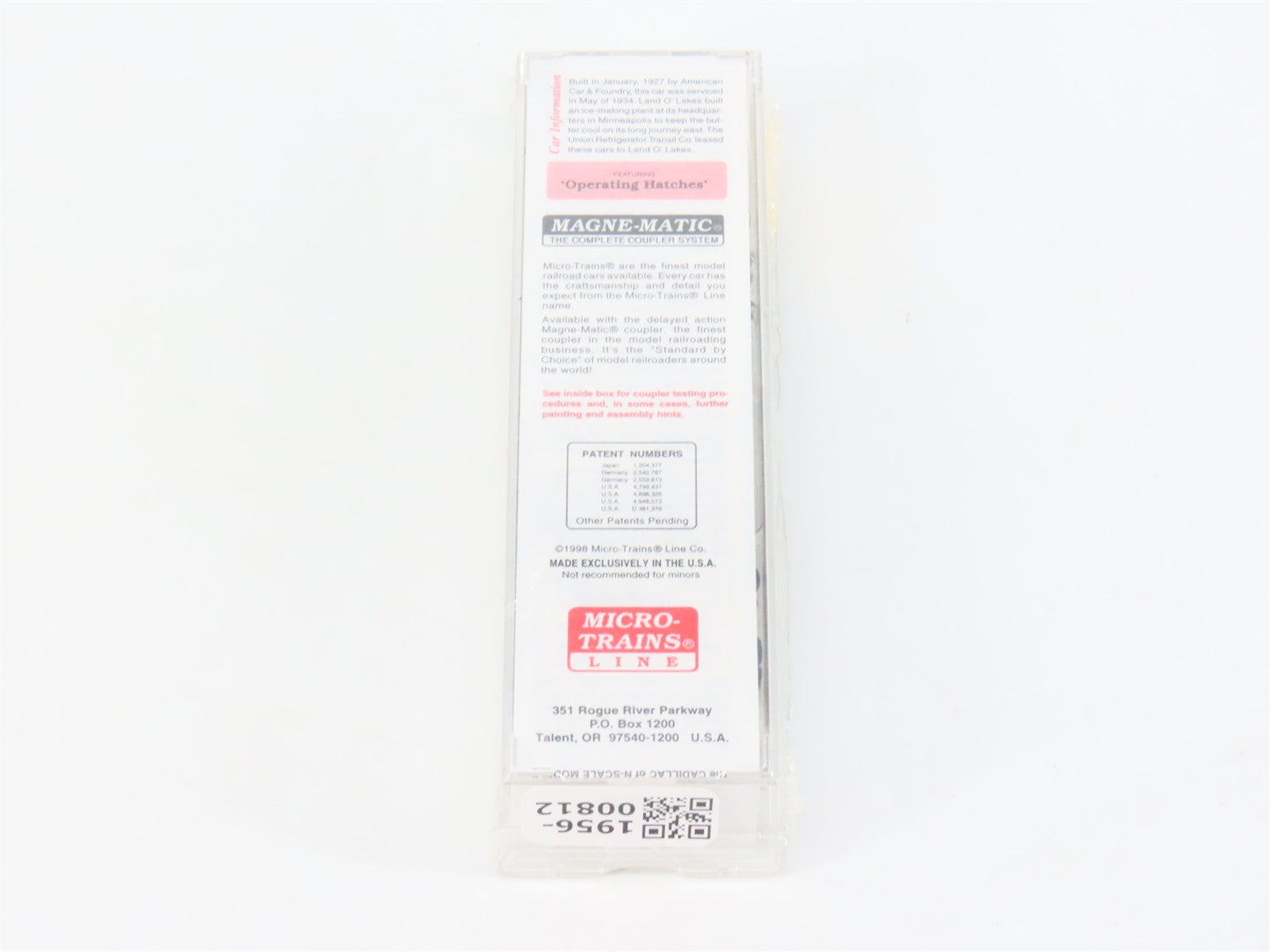 N Scale Micro-Trains MTL 49470 Union Refrigerator Transit Co. 40' Reefer RTR