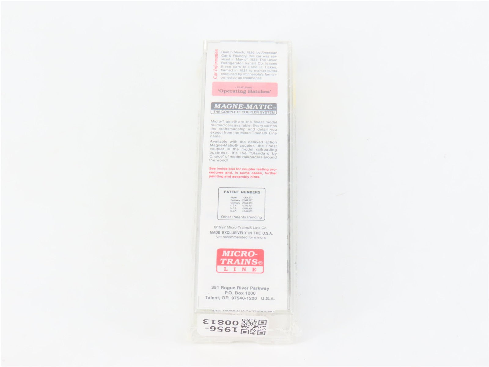 N Scale Micro-Trains MTL 49460 Union Refrigerator Transit Co. 40' Reefer RTR