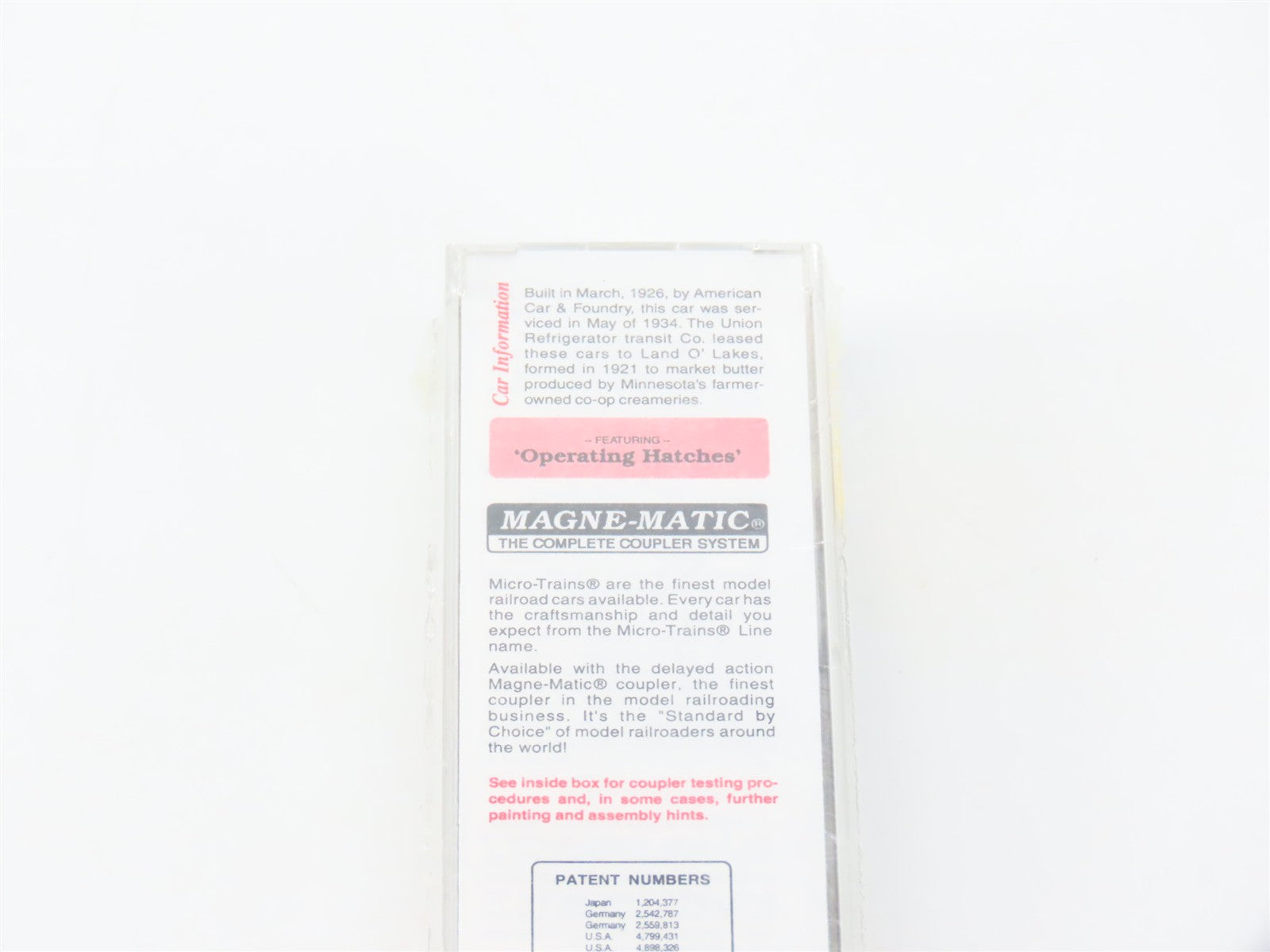 N Scale Micro-Trains MTL 49460 Union Refrigerator Transit Co. 40' Reefer RTR