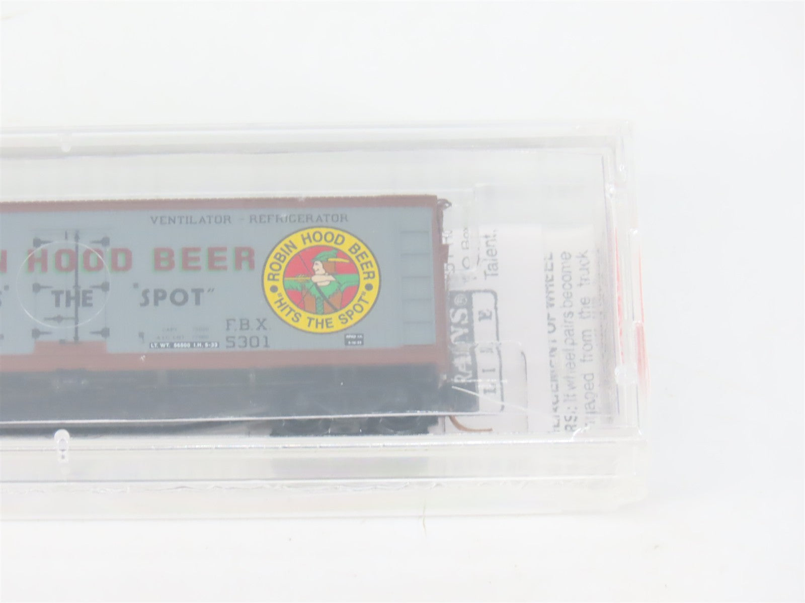 N Scale Micro-Trains MTL 49450 FBX Fontenelle Brewing Co. 40' Reefer 5301 RTR