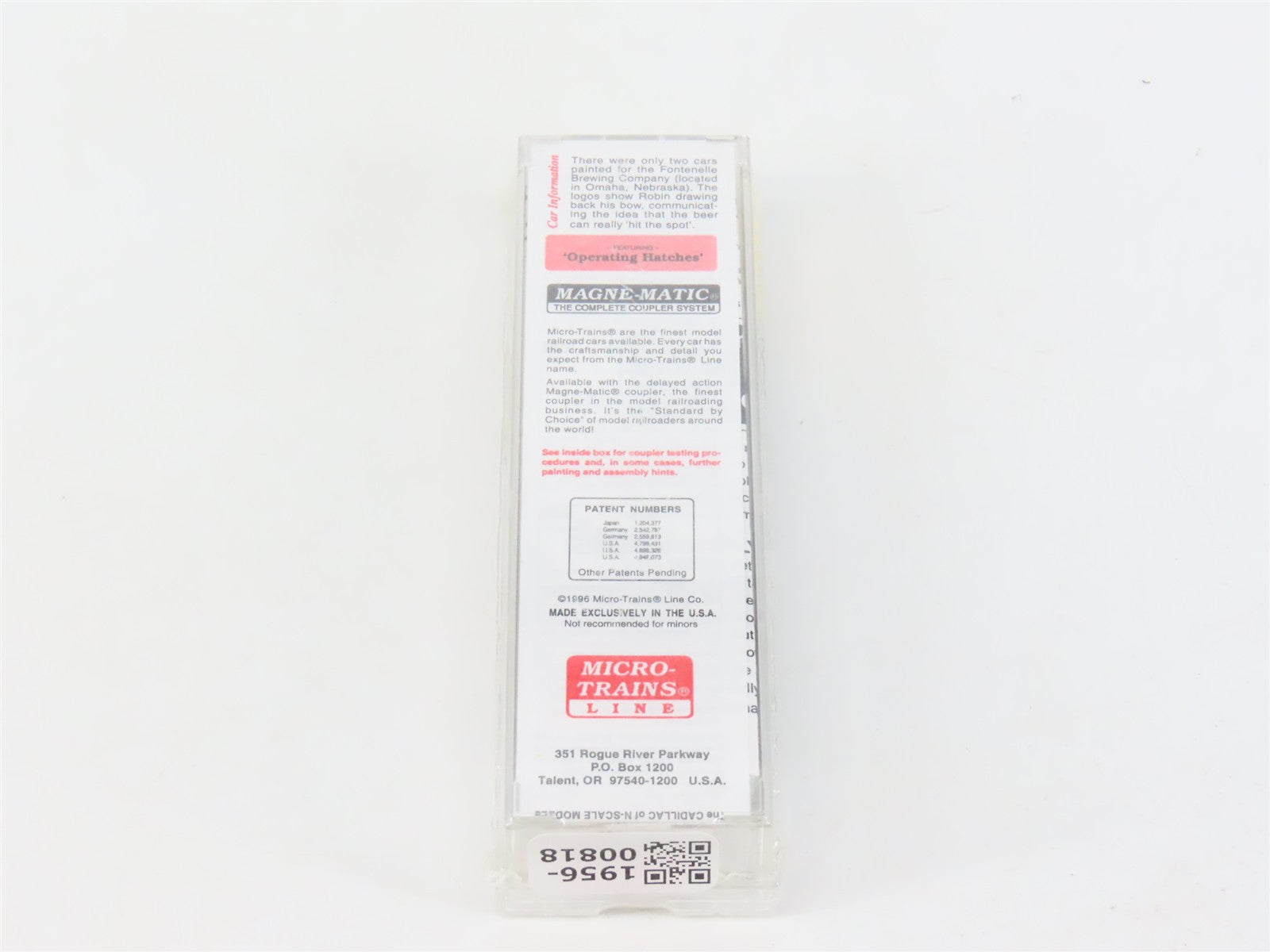 N Scale Micro-Trains MTL 49450 FBX Robin Hood Beer 40' Reefer 5300 RTR