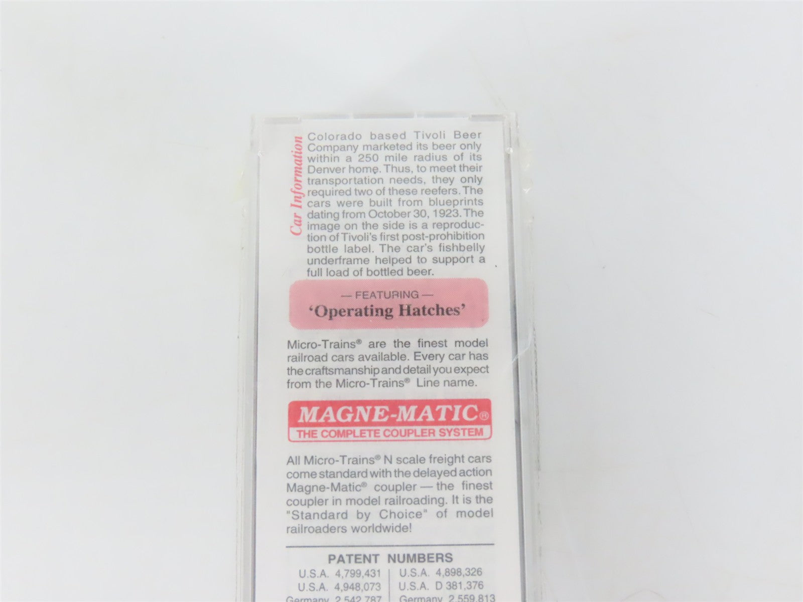 N Scale Micro-Trains MTL 49420 Union Refrigerator Transit 40' Reefer RTR