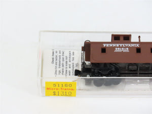 N Scale Micro-Trains MTL 51160 PRR Pennsylvania 34' Wood Sheathed Caboose RTR