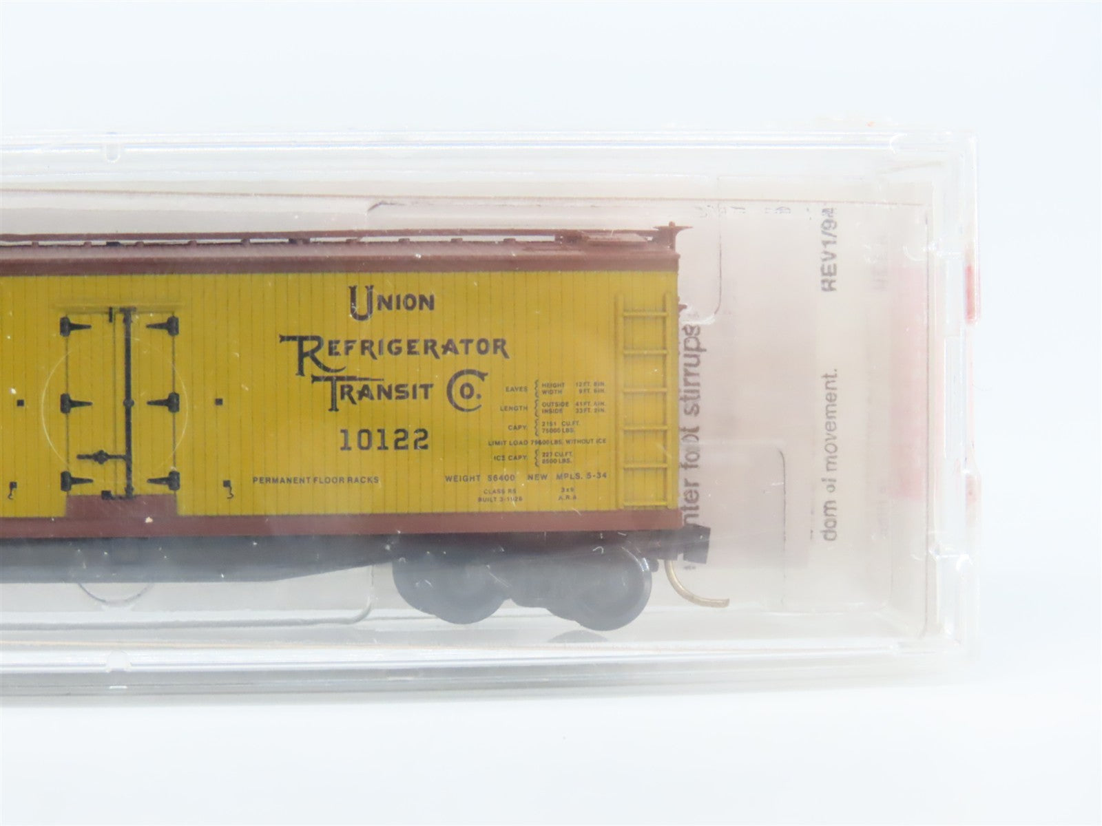 N Scale Micro-Trains MTL 49460 Union Refrigerator Transit Co. 40' Reefer RTR