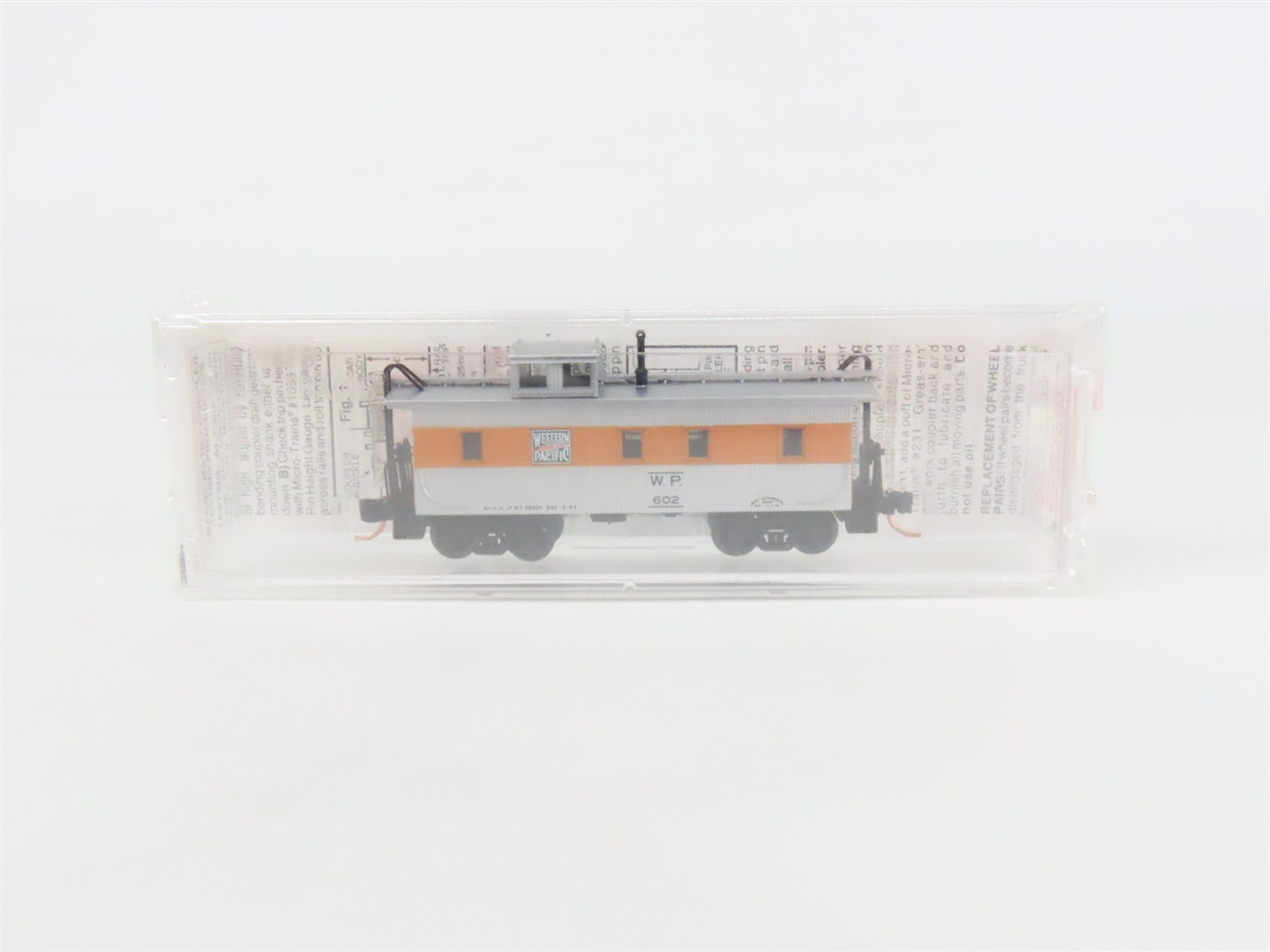 N Scale Micro-Trains MTL 51220 WP Western Pacific 34' Wood-Sheathed Caboose RTR