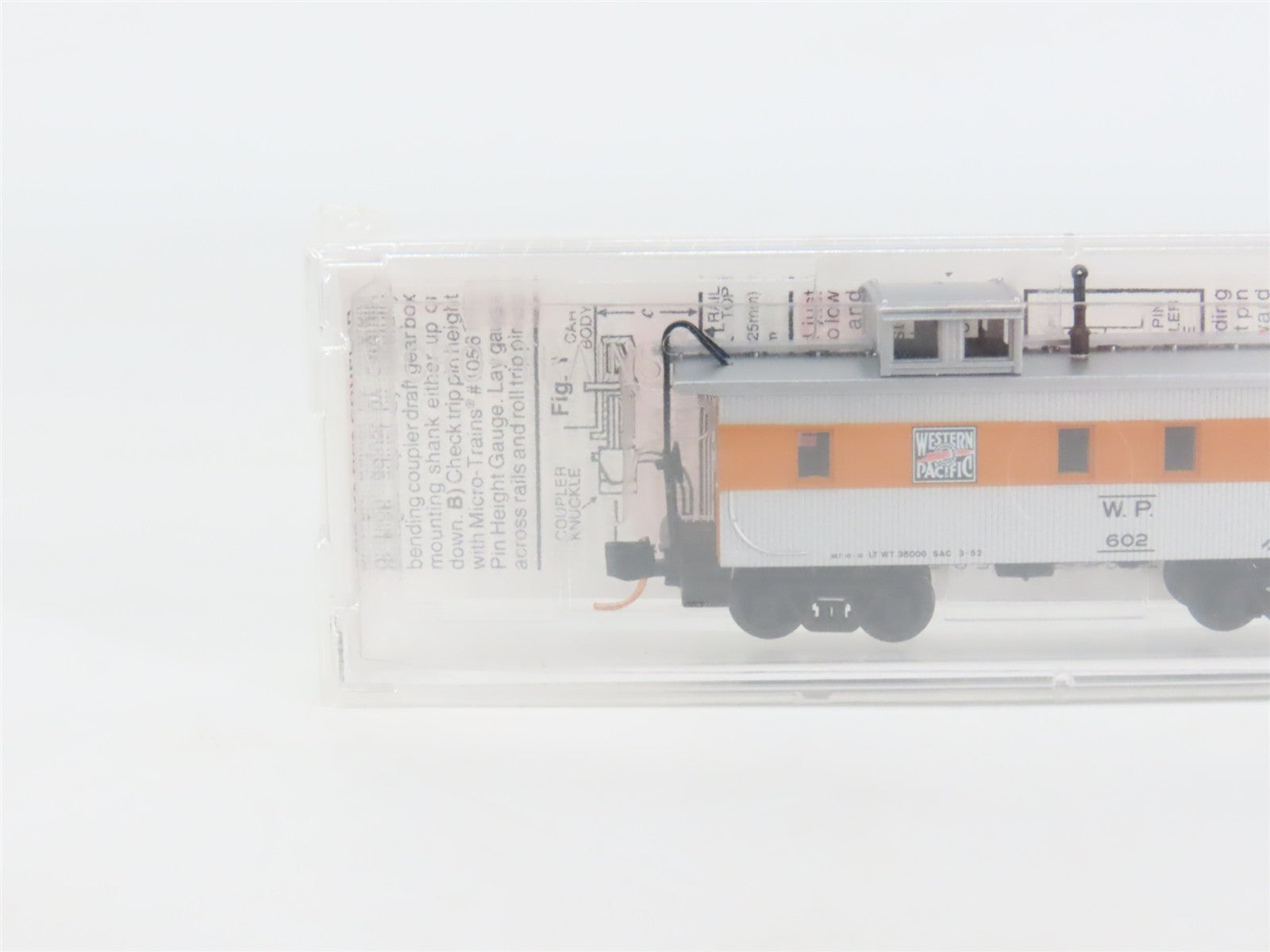 N Scale Micro-Trains MTL 51220 WP Western Pacific 34' Wood-Sheathed Caboose RTR