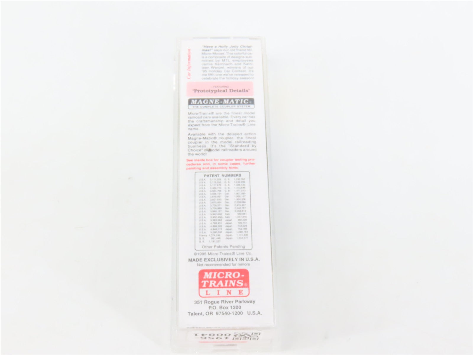 N Scale Micro-Trains MTL 51180 Micro-Trains Line 34' Wood Sheathed Caboose RTR