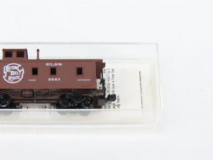 N Scale Micro-Trains MTL 51170 Cotton Belt Route 34' Wood-Sheathed Caboose RTR