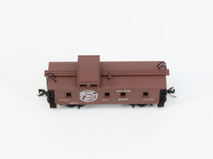 N Scale Micro-Trains MTL 51170 Cotton Belt Route 34' Wood-Sheathed Caboose RTR