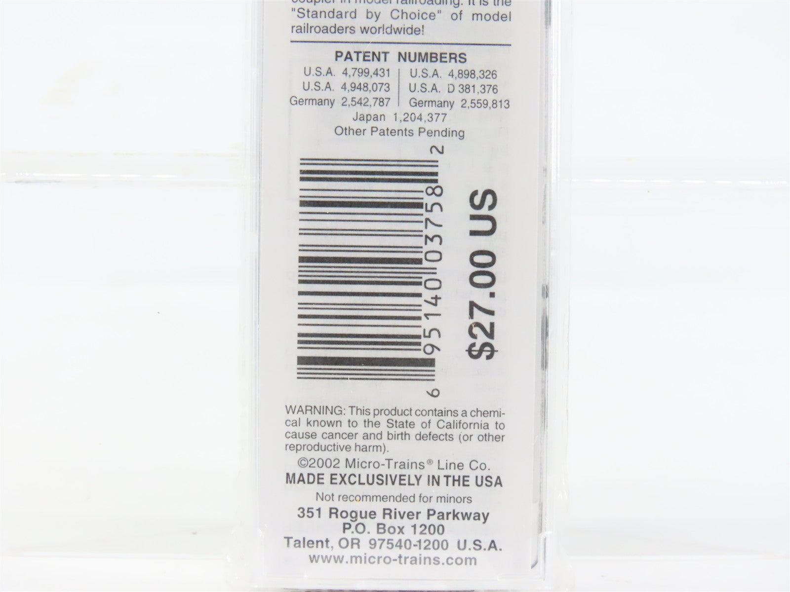 N Scale Micro-Trains MTL 52080 REX Railway Express Agency 52' Reefer 6116 RTR