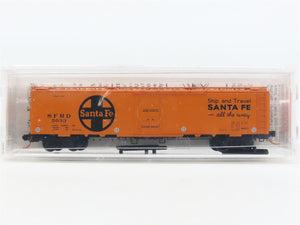 N Scale Micro-Trains MTL 52050 Atchison, Topeka & Santa Fe 52' Reefer RTR