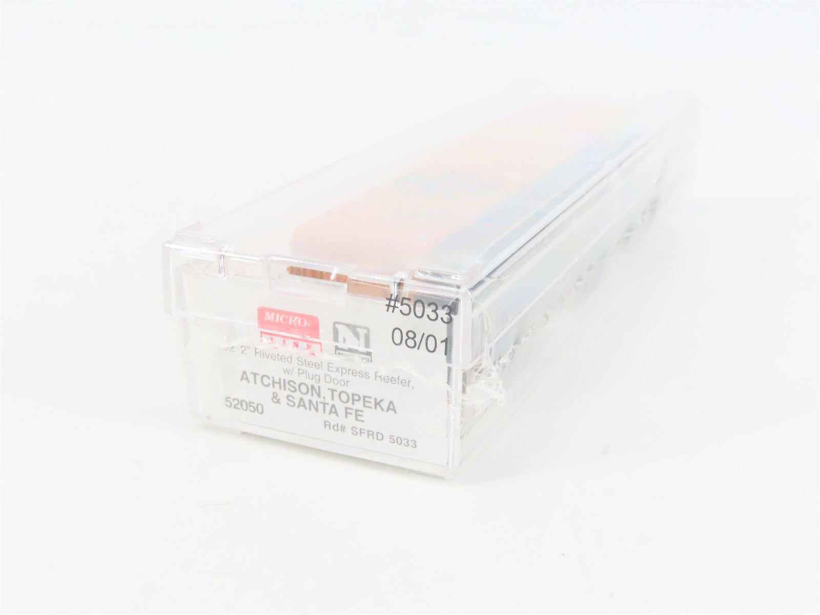 N Scale Micro-Trains MTL 52050 SFRD Santa Fe 52' Reefer 5033 RTR