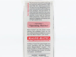 N Scale Micro-Trains MTL 52040 ACL Atlantic Coast Line 52' Express Reefer RTR