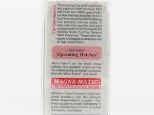 N Scale Micro-Trains MTL 52040 ACL Atlantic Coast Line 52' Reefer 3042 RTR