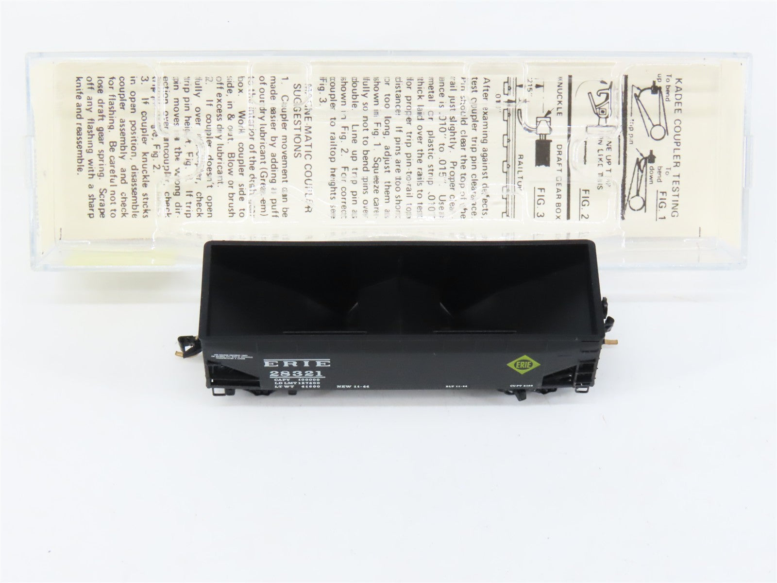 N Scale Micro-Trains MTL 55040 Erie 33' 2-Bay Offset Side Hopper 28321 RTR