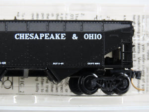 N Scale Micro-Trains MTL 55030 C&O Chesapeake & Ohio 33' 2-Bay Hopper 52546 RTR