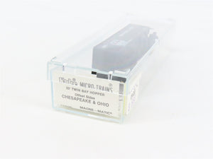N Scale Micro-Trains MTL 55030 C&O Chesapeake & Ohio 33' 2-Bay Hopper 52546 RTR