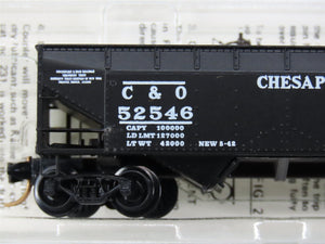 N Scale Micro-Trains MTL 55030 C&O Chesapeake & Ohio 33' 2-Bay Hopper 52546 RTR