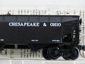 N Scale Micro-Trains MTL 55030 C&O Chesapeake & Ohio 33' 2-Bay Hopper 52546 RTR