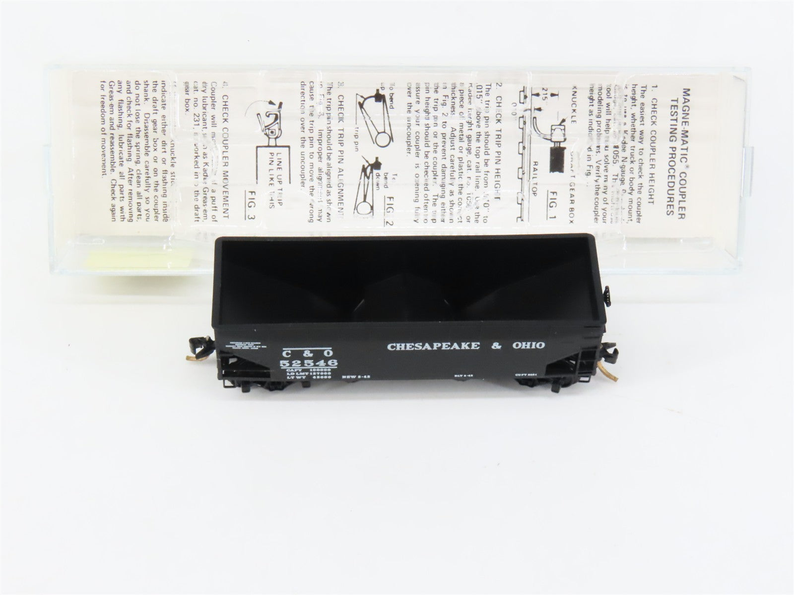 N Scale Micro-Trains MTL 55030 C&O Chesapeake & Ohio 33' 2-Bay Hopper 52546 RTR