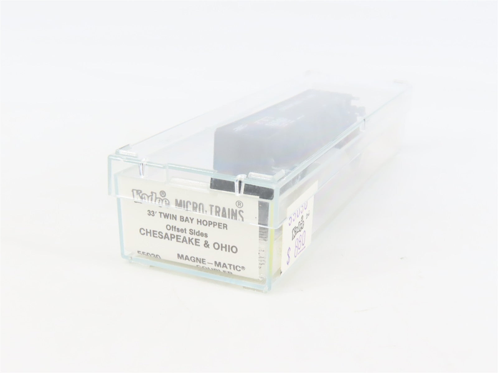 N Scale Micro-Trains MTL 55030 C&O Chesapeake & Ohio 33' 2-Bay Hopper 52546 RTR