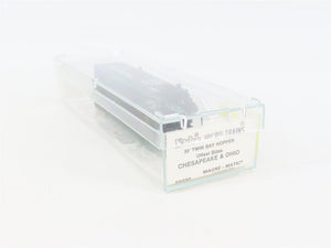 N Scale Micro-Trains MTL 55030 C&O Chesapeake & Ohio 33' 2-Bay Hopper 52546 RTR