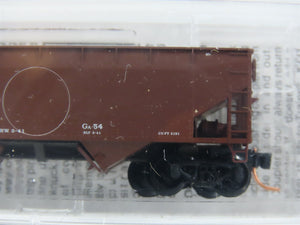 N Scale Micro-Trains MTL 55010 ATSF Santa Fe 33' 2-Bay Hopper 180806 RTR