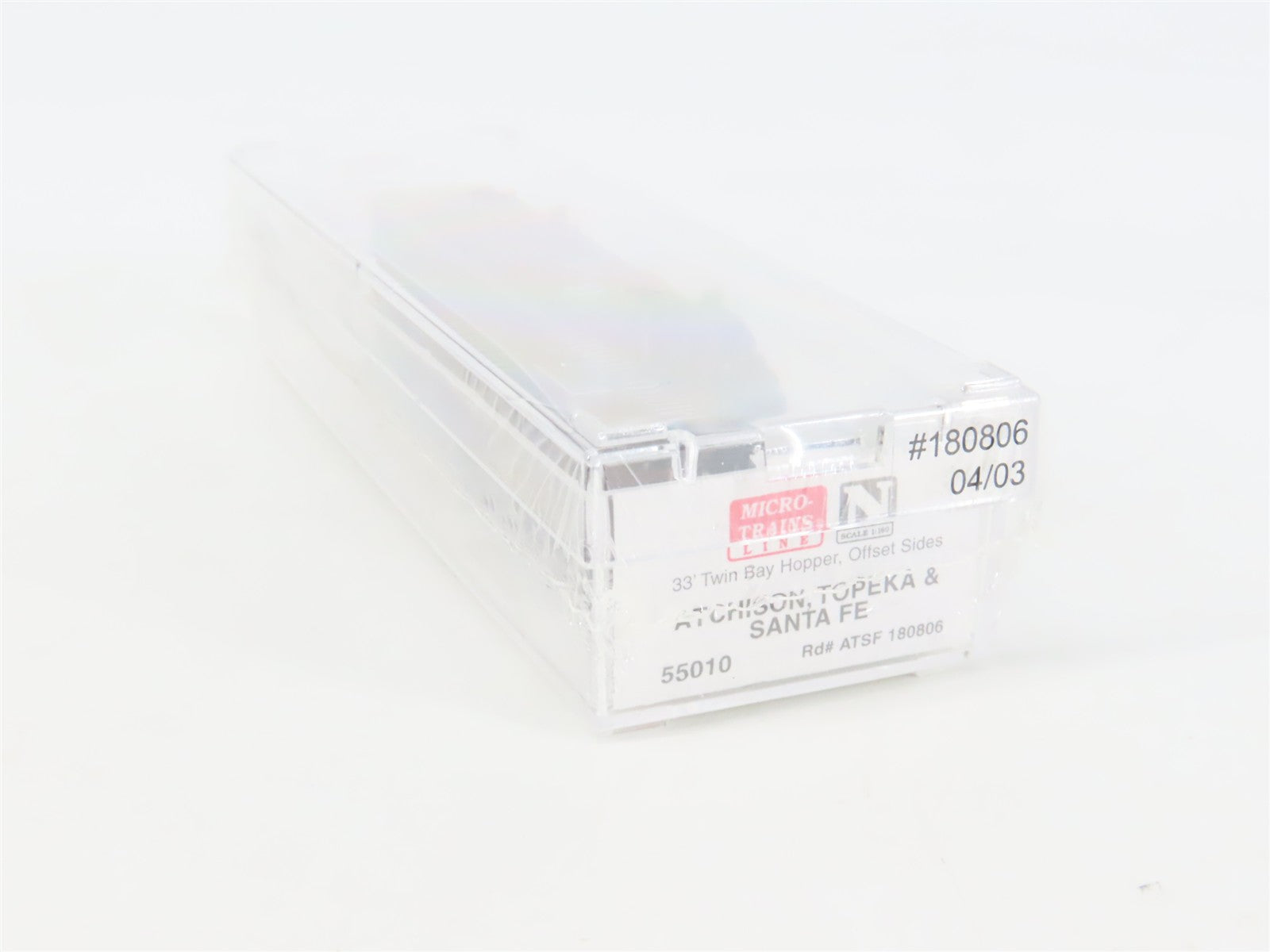 N Scale Micro-Trains MTL 55010 ATSF Santa Fe 33' 2-Bay Hopper 180806 RTR