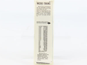 N Scale Micro-Trains MTL 55010 Santa Fe 33' 2-Bay Offset Side Twin Hopper RTR