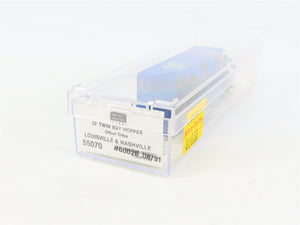 N Scale Micro-Trains MTL 55070 L&N Louisville & Nashville 33' 2-Bay Hopper RTR