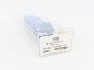 N Scale Micro-Trains MTL 55070 L&N Louisville & Nashville 33' 2-Bay Hopper RTR