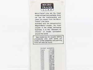 N Scale Micro-Trains MTL 55070 L&N Louisville & Nashville 33' 2-Bay Hopper RTR