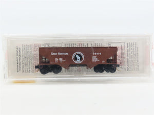 N Scale Micro-Trains MTL 55060 GN Great Northern 33' 2-Bay Hopper 73476 RTR