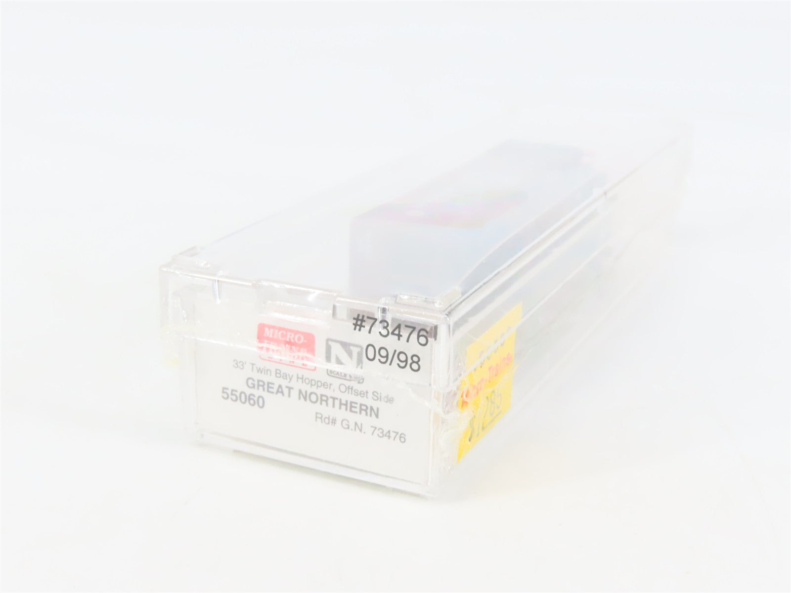 N Scale Micro-Trains MTL 55060 GN Great Northern 33' 2-Bay Hopper 73476 RTR