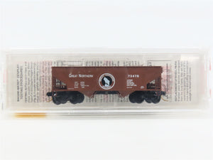 N Scale Micro-Trains MTL 55060 GN Great Northern 33' 2-Bay Hopper 73476 RTR