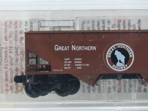N Scale Micro-Trains MTL 55060 GN Great Northern 33' 2-Bay Hopper 73476 RTR