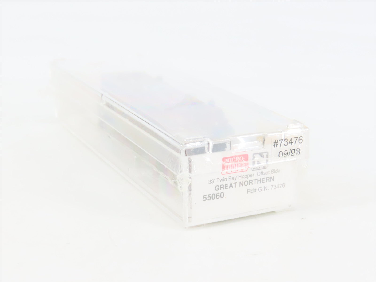 N Scale Micro-Trains MTL 55060 GN Great Northern 33' 2-Bay Hopper 73476 RTR