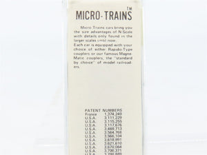 N Scale Micro-Trains MTL 55040 Erie 33' 2-Bay Hopper 28321 RTR