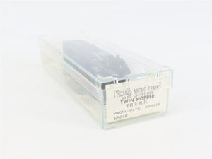 N Scale Micro-Trains MTL 55040 Erie 33' 2-Bay Hopper 28321 RTR