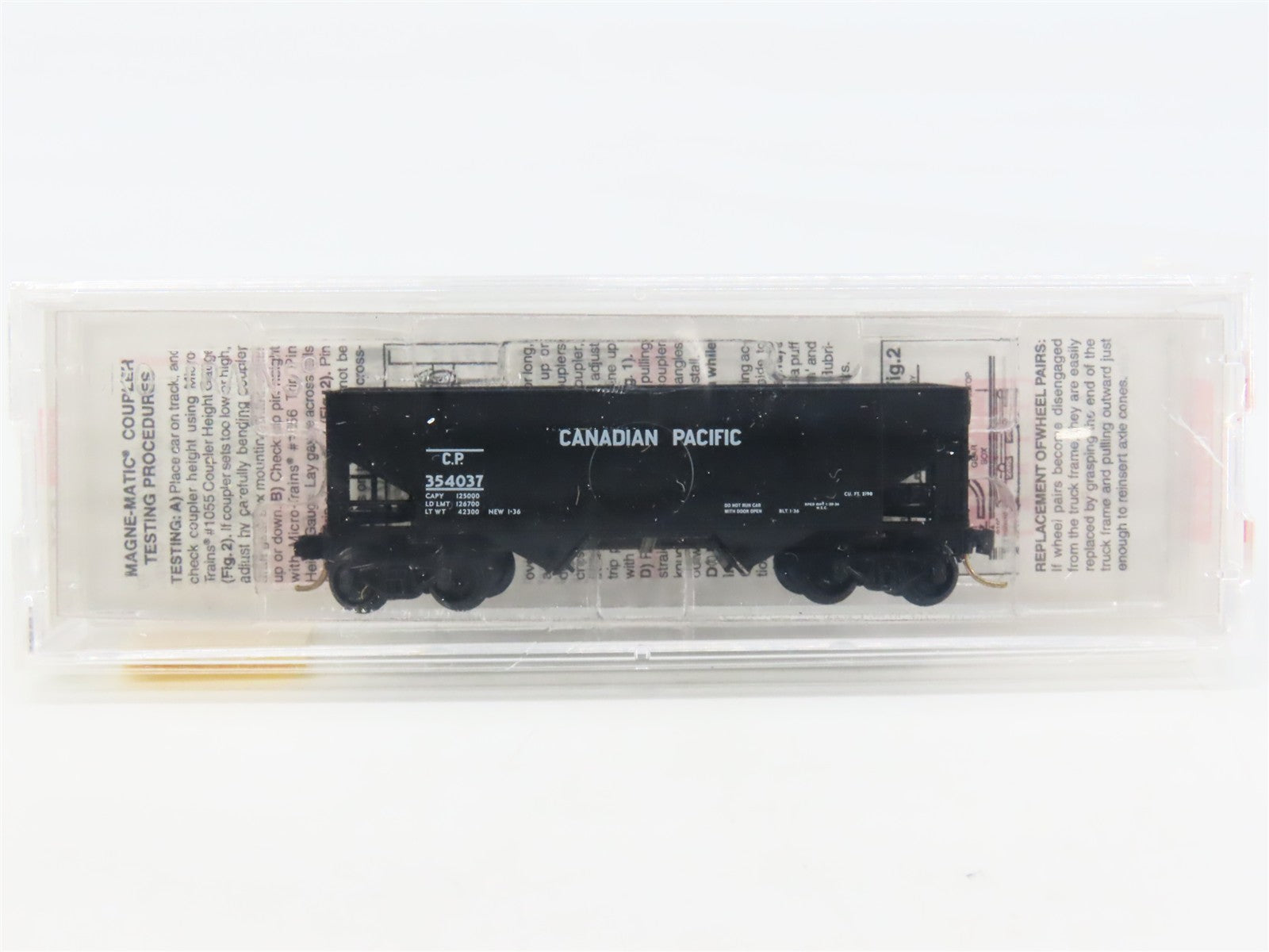 N Scale Micro-Trains MTL 55150 CP Canadian Pacific 33' 2-Bay Hopper 354037 RTR