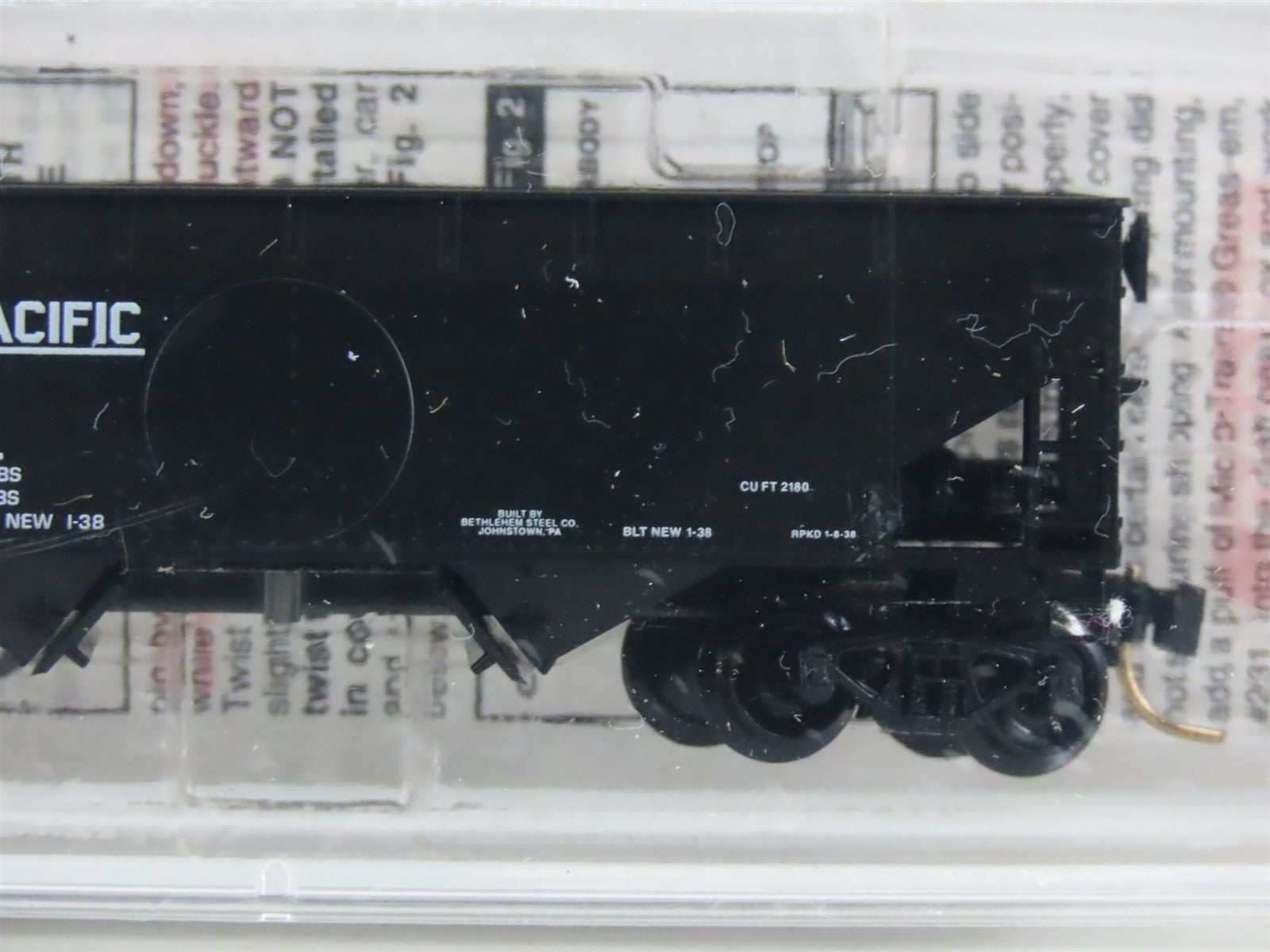 N Scale Micro-Trains MTL 55120 T&P Texas & Pacific 33' 2-Bay Hopper 9006 RTR
