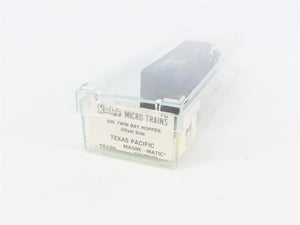 N Scale Micro-Trains MTL 55120 T&P Texas & Pacific 33' 2-Bay Hopper 9004 RTR