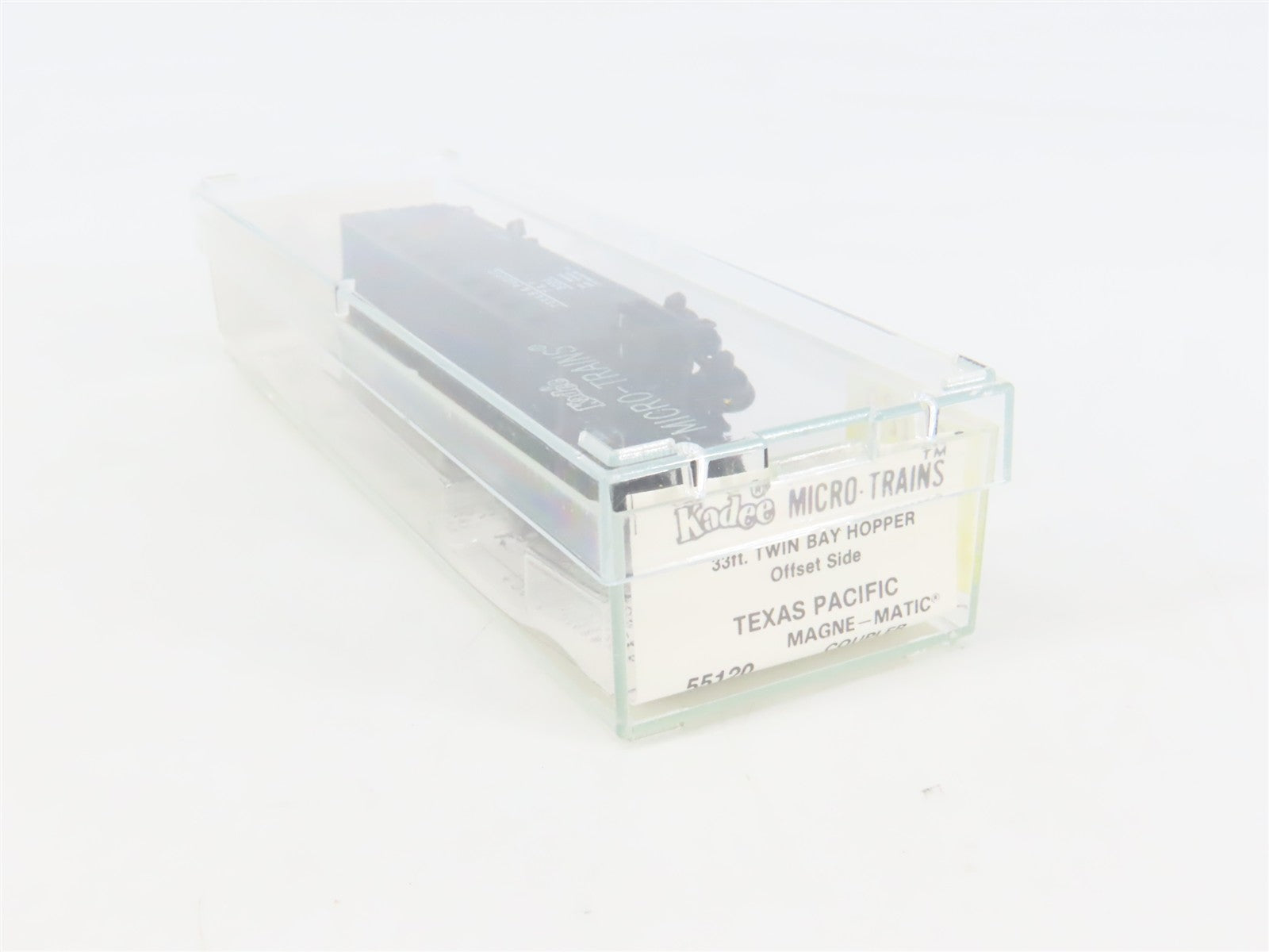 N Scale Micro-Trains MTL 55120 T&P Texas & Pacific 33' 2-Bay Hopper 9004 RTR