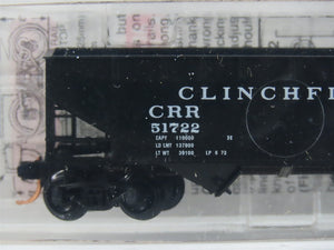 N Scale Micro-Trains MTL 55100 CRR Clinchfield Railroad 33' 2-Bay Hopper RTR